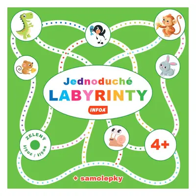 Jednoduché labyrinty Zelený sešit/zošit