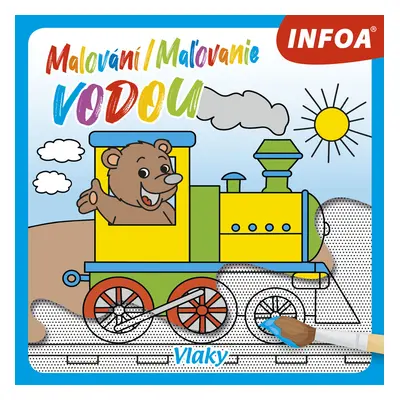 Malování/Maľovanie vodou Vlaky