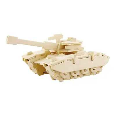 Dřevěné 3D puzzle Tank