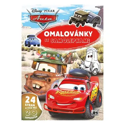 Omalovánky se samolepkami Auta