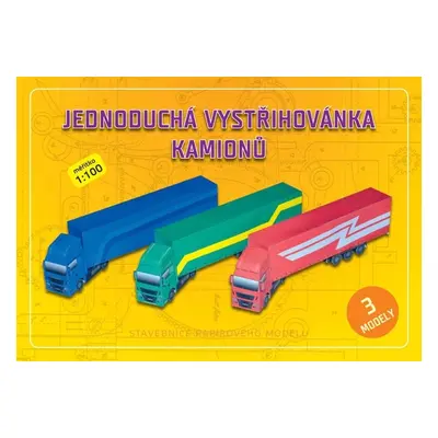 Jednoduchá vystřihovánka kamionů