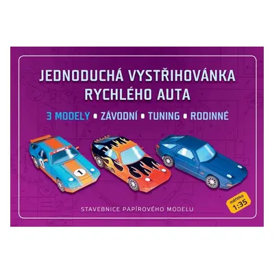 Jednoduchá vystřihovánka rychlého auta