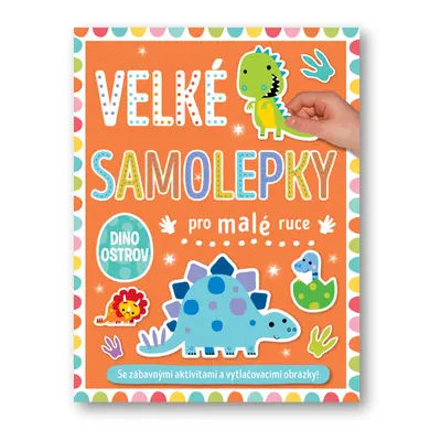 Velké samolepky pro malé ruce Dino ostrov