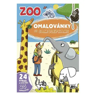 Omalovánky se samolepkami ZOO