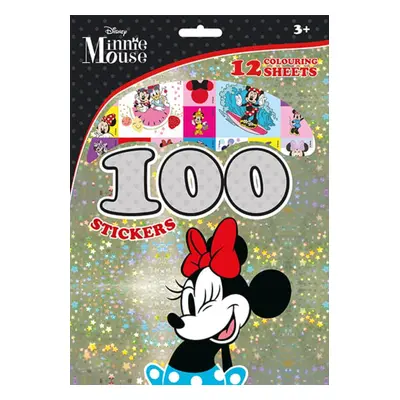 100 samolepek s omalovánkovými listy Minnie