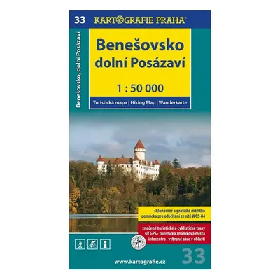 Benešovsko Dolní Posázaví 1:50 000