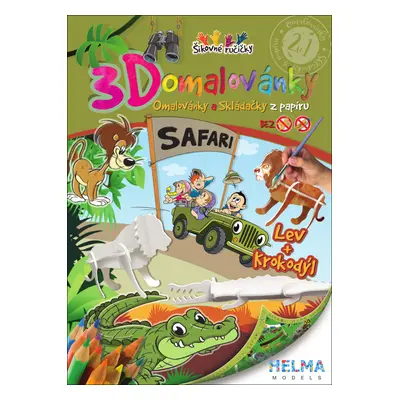 3D omalovánky Safari