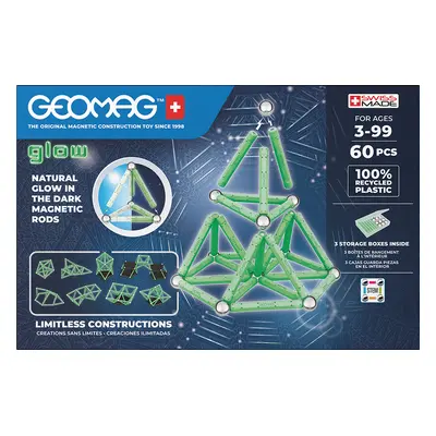 Stavebnice Geomag Glow 60 pcs