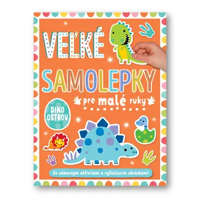 Veľké samolepky pre malé ruky Dino ostrov