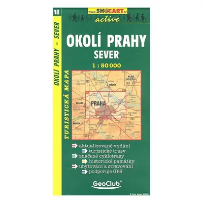 Okolí Prahy - sever 1:50 000