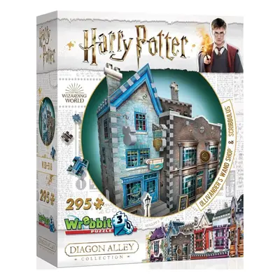 3D puzzle Harry Potter Obchod s hůlkami pana Olivandera a Scribbulus