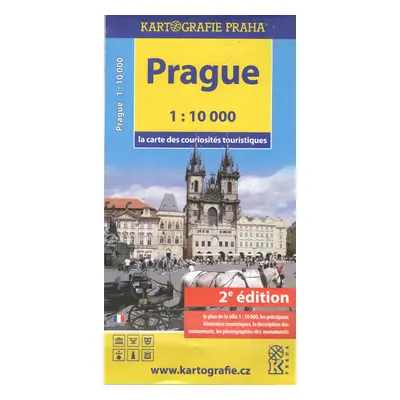 Praha mapa turistických zajímavostí