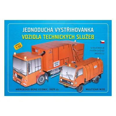 Jednoduchá vystřihovánka Vozidla technických služeb