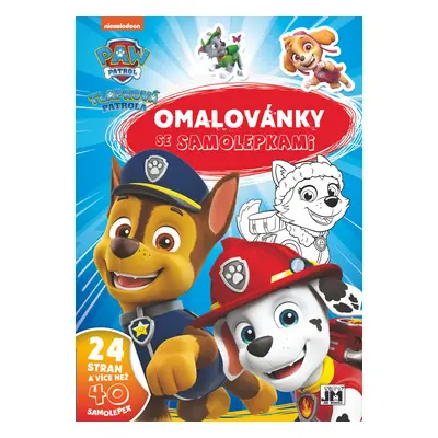 Omalovánky se samolepkami Tlapková patrola