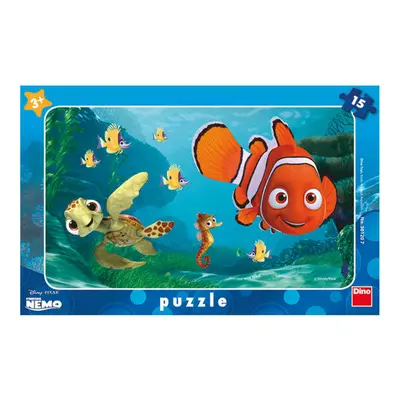 Puzzle deskové 15 Nemo a želva