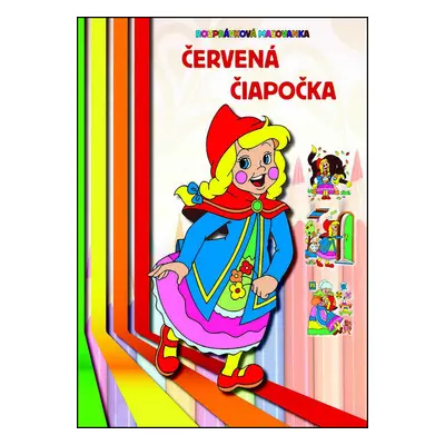 Rozprávková maľovanka Červená čiapočka