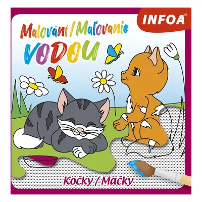 Malování/Maľovanie vodou Kočky/Mačky