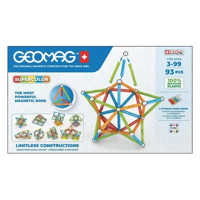 Stavebnice Geomag Supercolor panels 93 pcs