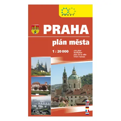 Praha plán města