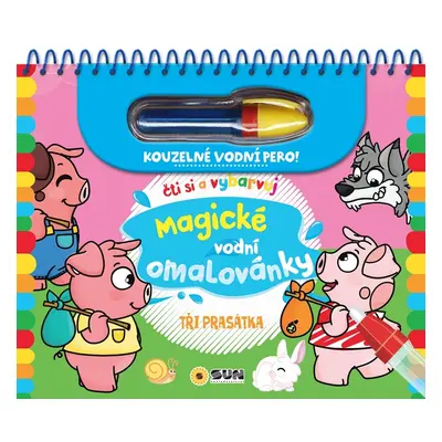 Magické vodní omalovánky Tři prasátka