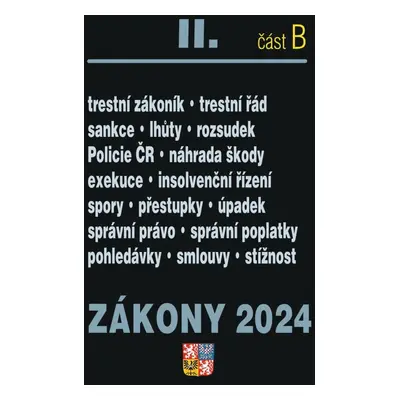 Zákony II B 2024 – Trestní právo