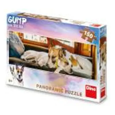 Puzzle 150 Gump Jsme dvojka na gauči panoramic