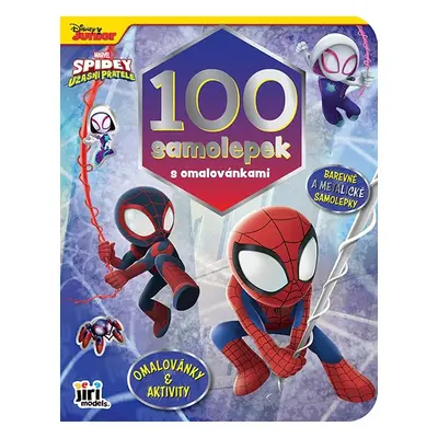 100 samolepek s omalovánkami Spidey