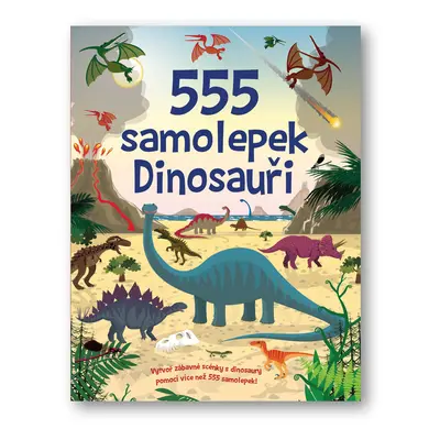 555 samolepek Dinosauři