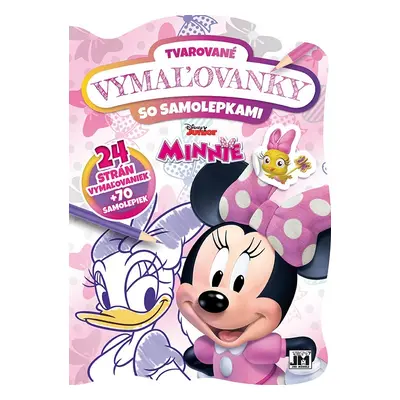 Tvarované vymaľovanky so samolepkami Minnie