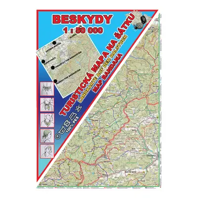 Beskydy Šátek s mapou