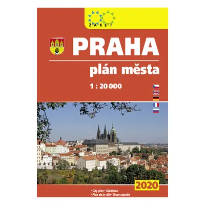 Praha plán města 1:20T knižní 2020