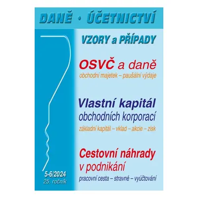 Daně, účetnictví, vzory a případy (5-6/2024)