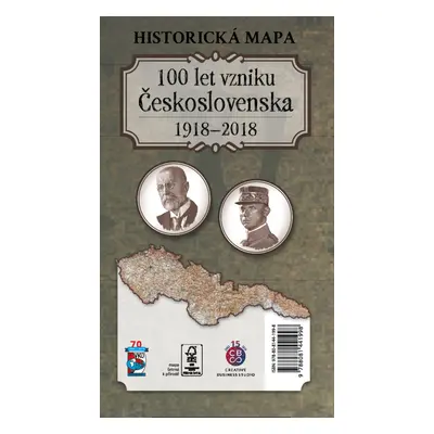 Historická mapa 100 let vzniku Československa 1918 – 2018