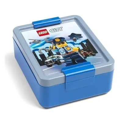 LEGO City box na svačinu modrá