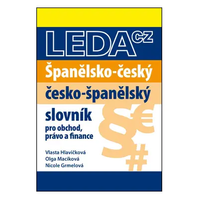 Španělsko-český a česko-španělský slovník obchodního právo a finance