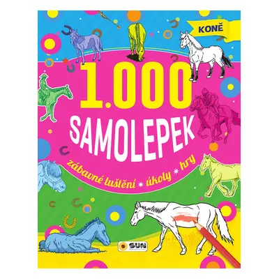 1000 samolepek koně