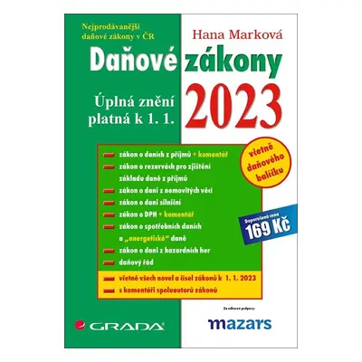 Daňové zákony 2023