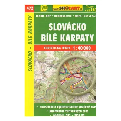 Slovácko, Bílé Karpaty 1:40 000