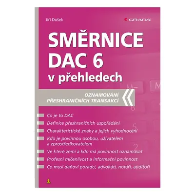 Směrnice DAC 6 v přehledech