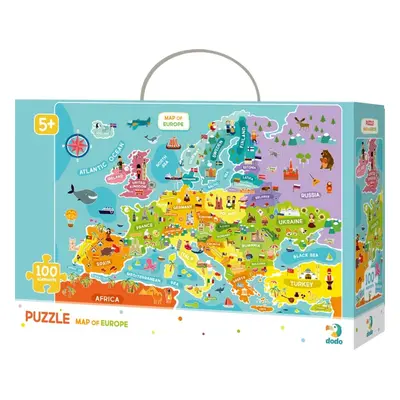 Puzzle Mapa Evropy 100 dílků