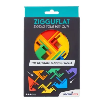 Hlavolam Recenttoys Zigguflat Puzzle