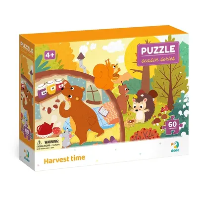 Puzzle Zvířata Čas sklizně 60 dílků