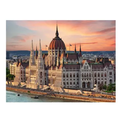 Puzzle Budova parlamentu, Budapešť 500 dílků