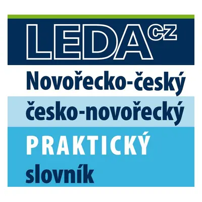 Novořecko-český česko-novořecký praktický slovník