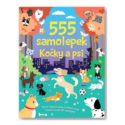 555 samolepek Kočky a psi