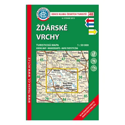 KČT 48 Žďárské vrchy 1:50 000