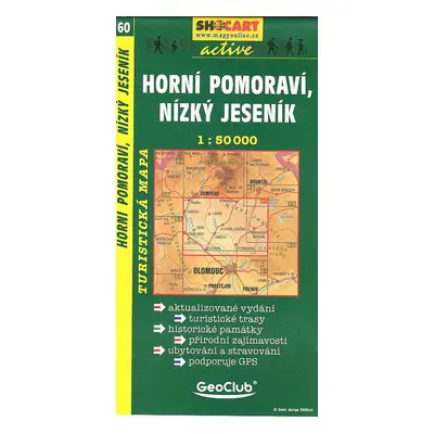 Horní Pomoraví, Nízký Jeseník 1:50 000