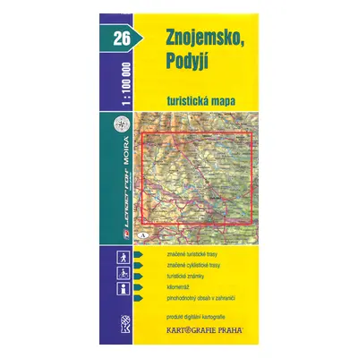 Znojemsko, Podyjí 1:100 000