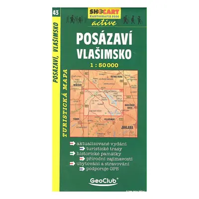 Posázaví, Vlašimsko 1:50 000