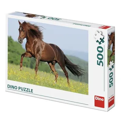 Puzzle 500 Kůň na louce